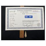 Bonham Bird Point with Sam Johnson COA from Pike C