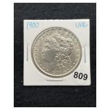 1900 UNC Morgan Silver Dollar Coin