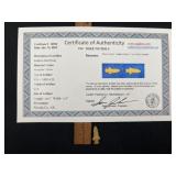 Scallorn Bird Point with Sam Johnson COA from Neva