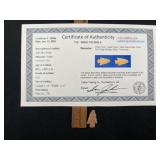 Alba Bird Point with Sam Johnson COA from Pike Cou