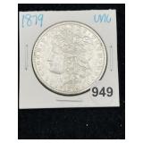 1879 UNC Morgan Silver Dollar Coin