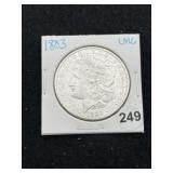 1883 UNC Morgan Silver Dollar Coin