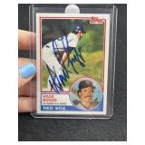 Wade Boggs Hand Signed Authentic Autograph
