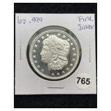 1 Ounce .999 Fine Silver Round Coin