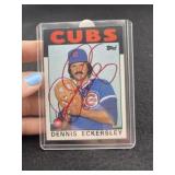 Dennis Eckersley Hand Signed Authentic Autograph