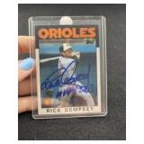 Rick Dempsey Hand Signed Authentic Autograph