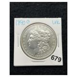 1890 O UNC Morgan Silver Dollar Coin