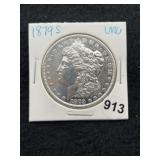 1879 S UNC Morgan Silver Dollar Coin
