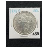 1884 O UNC Morgan Silver Dollar Coin