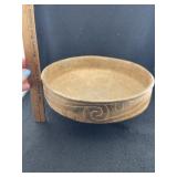 Caddo Friendship Bowl well made beautiful engravin