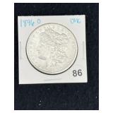 1896 O UNC Morgan Silver Dollar Coin