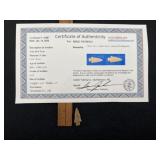 Alba Bird Point with Sam Johnson COA from Hempstea