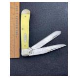 Case USA Yellow Handled Trapper