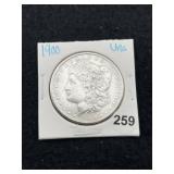 1900 UNC Morgan Silver Dollar Coin