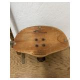 ANTIQUE MILKING STOOL