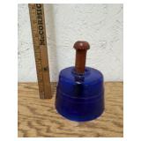 ANTIQUE GLASS BUTTER MOLD