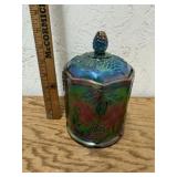 CARNIVAL GLASS CANDY DISH