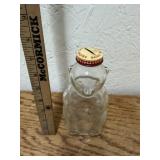 ANTIQUE GRAPETTE BEAR BOTTLE WITH LID