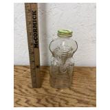ANTIQUE GRAPETTE ELEPHANT BOTTLE WITH LID