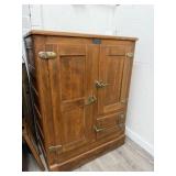 VERY NICE ANTIQUE ICE BOX