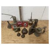 GROUP OF ANTIQUE OIL CANS