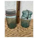 2 ANTIQUE MASON JARS