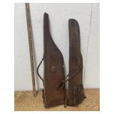 ANTIQUE GUN SCABBORDS