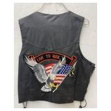 MOTORCYCLE LEATHER VEST