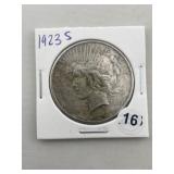 1923 S Peace Silver Dollar Coin