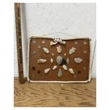 ARROWHEADS GLUED TO BOARD