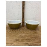 2 PYREX BOWLS