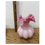 PINK FENTON VASE