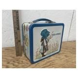 ANTIQUE HOLLY HOBBIE LUNCH BOX WITH THERMUS