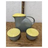 3 GENERAL ELECTRIC REFRIDGERATOR DISHES