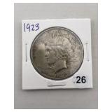 1923 Peace Silver Dollar Coin