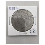 1923 S Peace Silver Dollar Coin