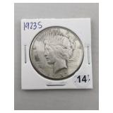 1923 S Peace Silver Dollar Coin