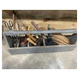 WOODEN CRATE & TOOLS