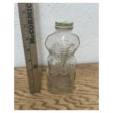 ANTIQUE GRAPETTE ELEPHANT BOTTLE WITH LID