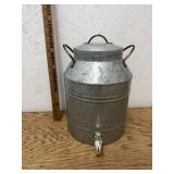GALVANIZED METAL DRINK DESPENSER