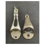 2 ANTIQUE BOTTLE OPENER