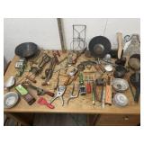 LARGE GROUP OF ANTIQUE UTENSILS