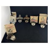 6 ANTIQUE BOTTLE OPENERS