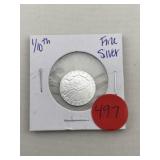1/10th Fine Silver Coin