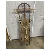 ANTIQUE WOODEN SLED