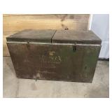 ANTIQUE DUPLEX ICE CHEST