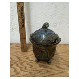 CARNIVAL GLASS CANDY DISH