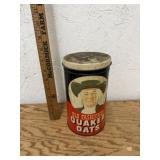 ANTIQUE QUAKER OATS TIN