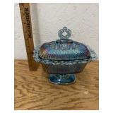 CARNIVAL GLASS CANDY DISH