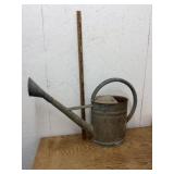 ANTIQUE GALVANIZED WATERING TIN
